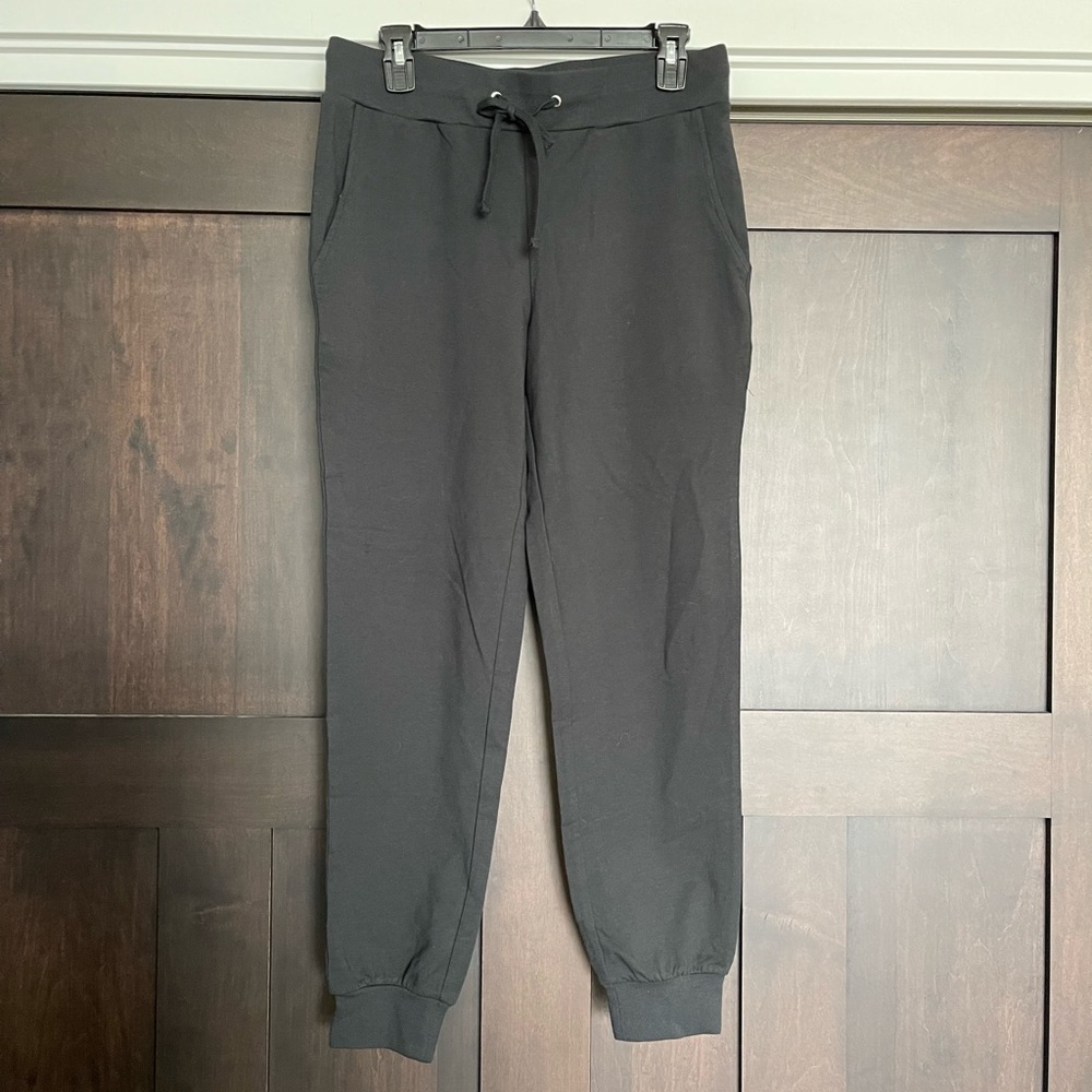 The Drop Women's Grace Supersoft Stretch Rib-Cuff Jogger in Black Size Small - Picture 5 of 5